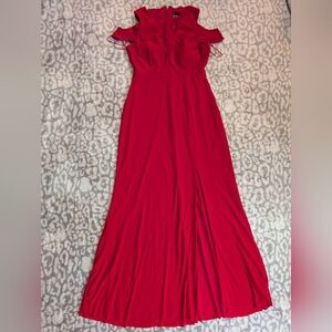 Chic Red Maxi Dress for Women